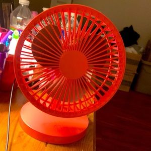 Pink Portable Fan